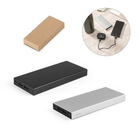 Bateria portátil em alumínio 10.000mAh Personalizado