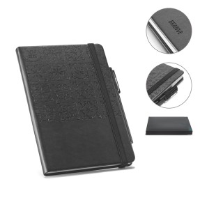Bloco A5 com capa dura personalizado
