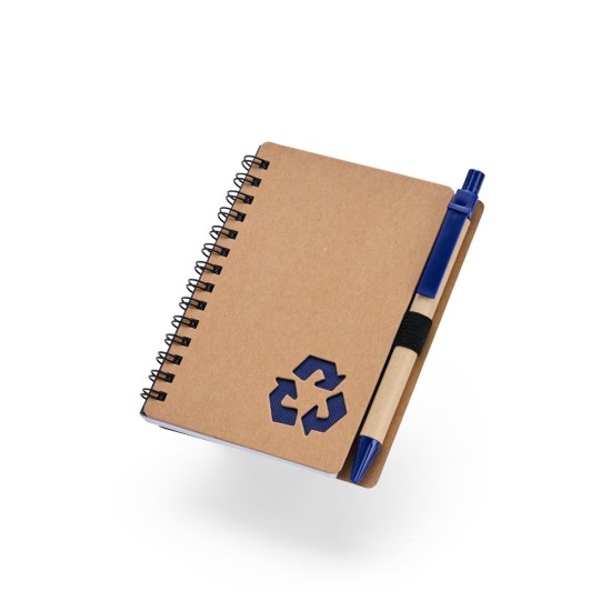 Caderno Ecológico Personalizado com Caneta Caderno Ecológico Personalizado com Caneta