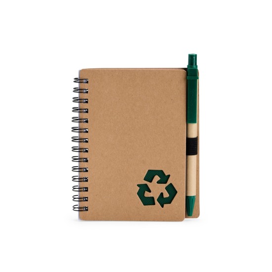 Caderno Ecológico Personalizado com Caneta Caderno Ecológico Personalizado com Caneta