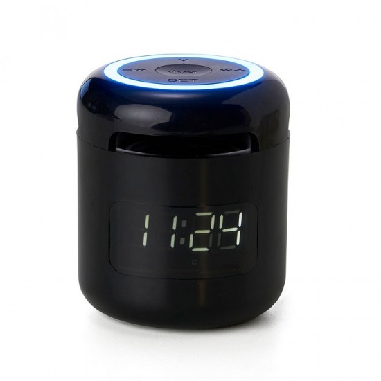 Caixa de Som Bluetooth com Relógio Personalizada