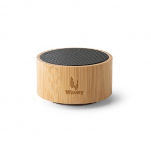 Caixa de Som Bluetooth em Bambu Personalizada