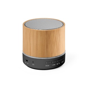 Caixa de Som Bluetooth em Bambu Personalizada