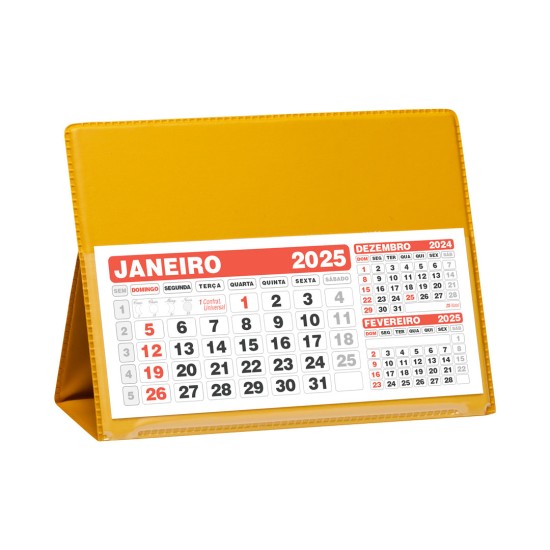 Calendário de Mesa Pequeno Personalizado