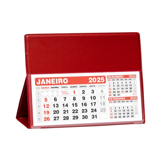 Calendário de Mesa Pequeno Personalizado