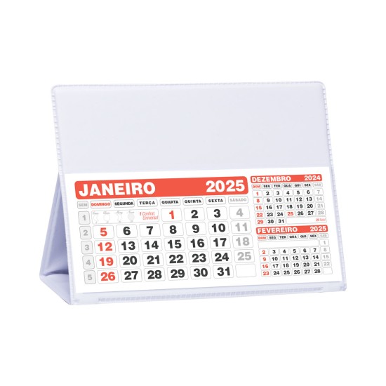 Calendário de Mesa Pequeno Personalizado