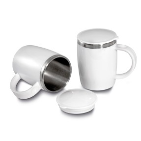 Caneca Branca Personalizada para Brindes
