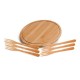 Conjunto para petiscos em Bambu Personalizado para Brindes Conjunto para petiscos em Bambu Personalizado para Brindes