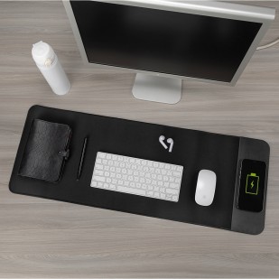 Desk pad com carregador Wireless Personalizado