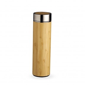 Garrafa Bambu Térmica 500 ml com Infusor Personalizada
