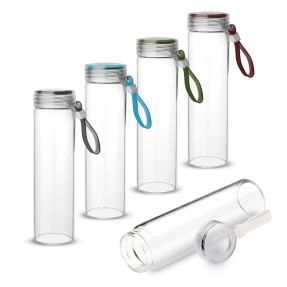 Garrafa de Vidro em 400ml Personalizada