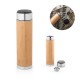 Garrafa Térmica Bambu com Termómetro Digital 430ml Personalizada Garrafa Térmica Bambu com Termómetro Digital 430ml Personalizada