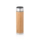 Garrafa Térmica Bambu com Termómetro Digital 430ml Personalizada Garrafa Térmica Bambu com Termómetro Digital 430ml Personalizada
