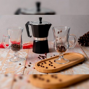 Kit Para Café Com Cafeteira Italiana Personalizado