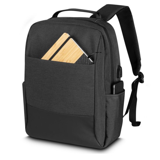 Mochila para notebook em Poliéster 600D e PU Personalizada Mochila para notebook em Poliéster 600D e PU Personalizada