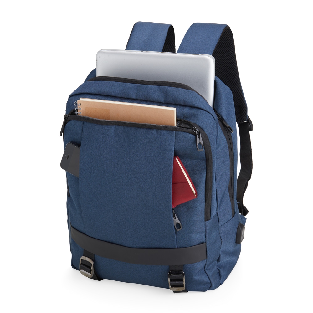 Biscayne: 8365 blue carry-on Laptop backpack 17.3