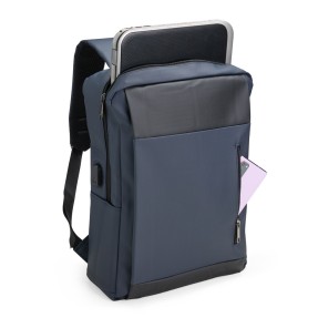 Mochila PU Impermeável Antifurto 22L Personalizada