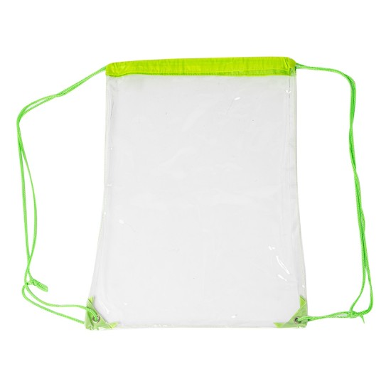 Mochila Saco em PVC Transparente Personalizada