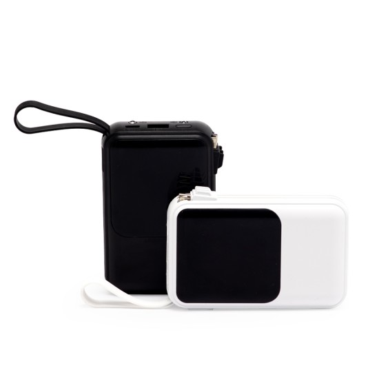 Power Bank 10.000mAh com Lanterna e Multissaídas Personalizado Power Bank 10.000mAh com Lanterna e Multissaídas Personalizado