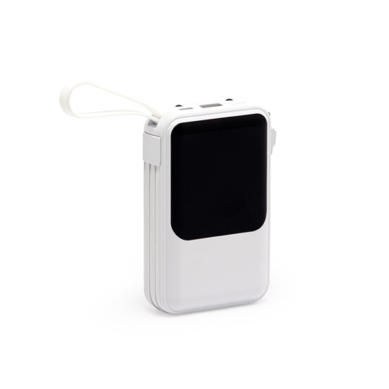 Power Bank 10.000mAh com Lanterna e Multissaídas Personalizado Power Bank 10.000mAh com Lanterna e Multissaídas Personalizado