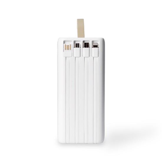 Power Bank 20.000mAh com Lanterna e Multissaídas Personalizado Power Bank 20.000mAh com Lanterna e Multissaídas Personalizado