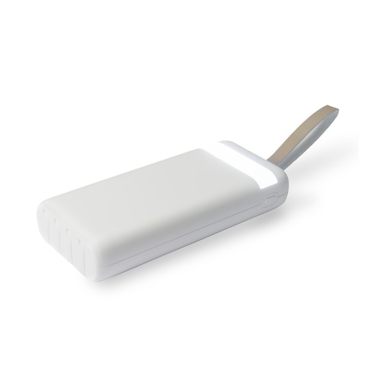 Power Bank 20.000mAh com Lanterna e Multissaídas Personalizado Power Bank 20.000mAh com Lanterna e Multissaídas Personalizado
