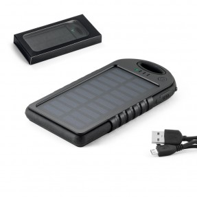 Power Bank com Carregador Solar Personalizado