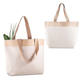 Sacola em Algodão e Juta 220g/m² (34x48cm) Personalizada
