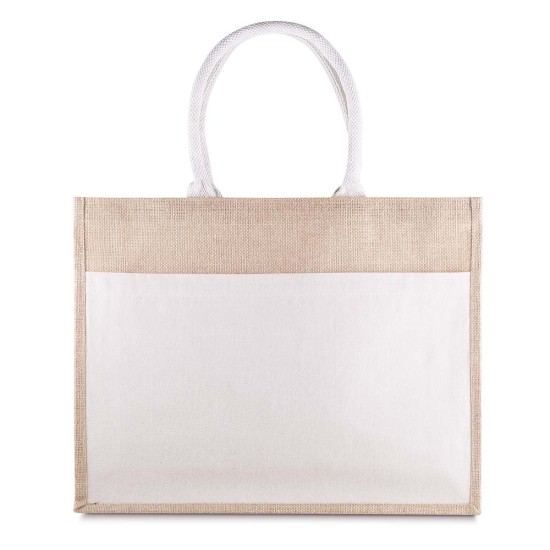 Sacola em Algodão e Juta 220g/m² (35x45cm) Personalizada Sacola em Algodão e Juta 220g/m² (35x45cm) Personalizada