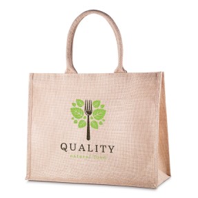 Sacola em Juta 360g/m² (34x43cm) Personalizada