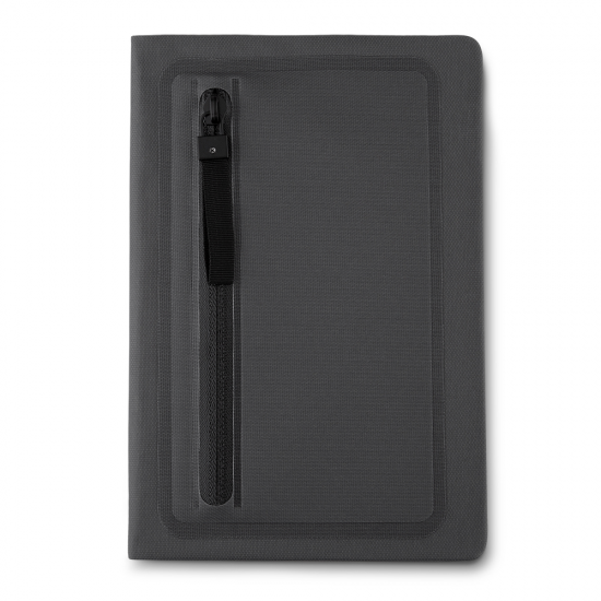 Caderno com Porta Objetos na Capa Personalizado