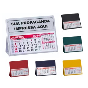 Calendário de Mesa Pequeno Personalizado