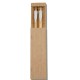 Conjunto de Caneta e Lapiseira em Bambu Personalizada