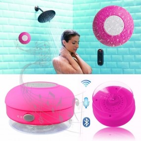 Caixinha de Som Rosa com Bluetooth A Prova D'Água Personalizada para Brindes