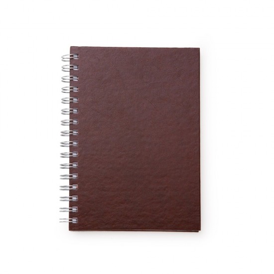 Caderno de Couro Sintético 21,3 cm x 16 cm Personalizado